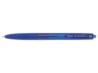 Pilot Super Grip G, Klämma, Clip-On Retractable Ballpoint Pen, Påfyllnadsbar, Blå, Medium