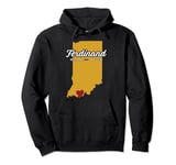 City of Ferdinand Indiana | Hoosier Novelty Merch Gift - Pullover Hoodie