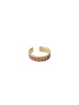 Word Candy Ring Pink Design Letters