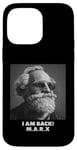 Coque pour iPhone 14 Pro Max JE SUIS DE RETOUR, Karl Marx, communiste, cool Marx