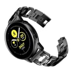 Samsung Galaxy Watch 4 40mm Lyxigt armband med glittrande stenar, svart