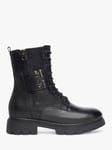 NeroGiardini Leather NG Logo Biker Boots