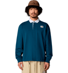 The North Face M Heritage Rugby Sweatshirt Puuvilla t-paidat MIDNIGHT PETROL