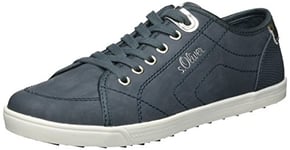 s.Oliver Femme 23631 Baskets Basses, Bleu Denim 802, 39 EU