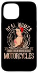 Coque pour iPhone 15 Sexy Real Chick Ride Moto Femme Biker Babe Pin Up