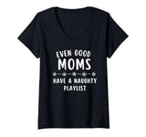 Womens Good Moms Say Tee V-Neck T-Shirt