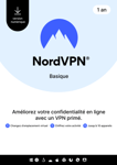 NordVPN Basique - 1 An - 10 Appareils (PC/MAC/Mobile) Logiciel VPN Premium - FRANCE