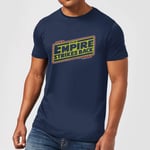 Star Wars Empire Strikes Back Logo Men's T-Shirt - Navy - L