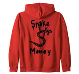 Snake Money Serious Money Makers Only - Money Zip Hoodie