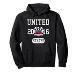 USA 2016 Soccer Home Of The Brave Graphic Pullover Hoodie