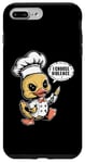 Coque pour iPhone 7 Plus/8 Plus Chef Cook Duck – Dictons humoristiques mignons graphiques sarcastiques humoristiques