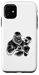 Coque pour iPhone 11 Funny Cryptid Bigfoot Alien Love Valentine Monster Femme Homme