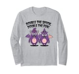 Double the spook, double the fun, matching halloween Long Sleeve T-Shirt