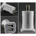 Dual USB 3.1A Car Charger Plug & 1M USB-C Type-C Cable For Samsung Galaxy Phones