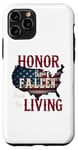 Coque pour iPhone 11 Pro Honor the Fallen, Thank the Living Patriotic Appreciation