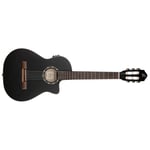 Ortega RCE125SBK-3/4 Klassisk gitar 4/4 Size, med mik, Thin, Slim Neck