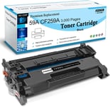 avec Outil Compatible 59A CF259A Toner Cartouche pour HP Pro M406 M406dn Pro M404 M404n M404dn M404dw M304a MFP M428 M428dw M428fdn M428fdw M428m M430f Imprimante 3000 Pages ( Noir, sans Puce )