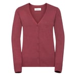 Russell Samling Dam- / Kvinnors V-ringad Stickad Cardigan 4xl Cr