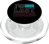 The Last Domino Love Playing Game Tile Board Game Dominoes PopSockets PopGrip for MagSafe