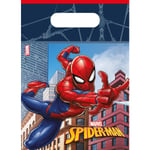 Godispåsar spiderman 6 st goodie bags kalaspåsar kalas avengers