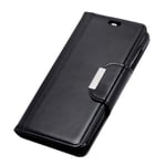 Flip Case for ASUS ZenFone Max M1 (ZB555KL), Business Case with Card Slots, Leather Cover Wallet Case Kickstand Phone Cover Shockproof Case for ASUS ZenFone Max M1 (ZB555KL) (Black)