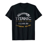 RMS Titanic 1912 Vintage Distressed Sea Sailing Ship Ocean T-Shirt