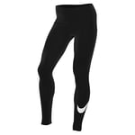 Nike CZ8530-010 W NSW ESSNTL LGGNG Swoosh MR Leggings Womens Black/(White) L-S