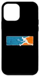 Coque pour iPhone 12 mini Joueur de squash rapide avec raquette de tennis