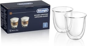 Delonghi 5513214611 Latte Macchiato Thermo Glasses - Pack of 2