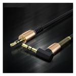 Cable Jack/Jack Accordéon pour ZTE Blade A452 Smartphone Voiture Musique Audio Double Jack Male 3.5 mm Universel OR