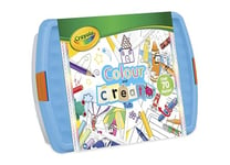 CRAYOLA Colour and Create Tub - Including Crayons, Markers, Pencils, Pens, Chalks, Colouring Book and Stickers, Kids Arts and Crafts, Ideal for Kids Aged 4+