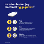 Nicotinell 4 mg tyggegummi tropisk frukt 24 stk