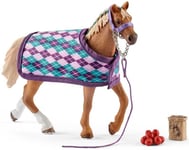 Schleich - Horse Club - English Thoroughbred with Blanket (42360)