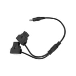 Dc 5.5 2.1 Monitor Power Cable Low Heat Generation Female To Double Dtap Male Po