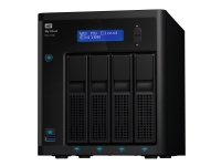 WD My Cloud EX4100 WDBWZE0320KBK - NAS-server - 4 fack - 32 TB - HDD 8 TB x 4 - RAID RAID 0, 1, 5, 10, JBOD, 5 hot spare - RAM 2 GB - Gigabit Ethernet - iSCSI support