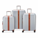 Delsey Paris Promenade Hard 2.0 4 roulettes Set de valises 3 pièces silber (TAS012375)