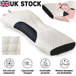 Memory Foam Contour Pillow Cervical Groove Ergonomic Neck Support Orthopedic