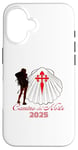 Coque pour iPhone 16 Camino Del Norte 2025 Saint-Jacques-de-Compostelle