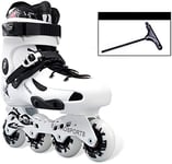 Inline College Roller Patins Rouleaux Rouleaux en Ligne Adulte Hommes et Femmes Roller Skates Roller Adulte Roller Skates Chaussures de Fleurs Plates Brillantes,B,41