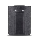 MegaGear Genuine Leather Tablet Sleeve Case for iPad Pro 11 inches, All Generations iPad Air & iPad (Black, 11 Inch)