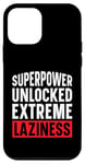 iPhone 12 mini Superpower Unlocked Extreme Laziness Funny Case