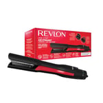 Revlon One-Step Air Straight 2-in-1 Dryer & Air Straightener | Dry & straighten with hot air Without Extreme Heat, Optional Shine Boost with Heated Teeth & Plates Infused with Argan Oil | RVDR5330UK