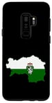 Coque pour Galaxy S9+ Carte drapeau de la Styrie Autriche