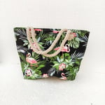 Unusual Funky Pink Flamingo Shoulder Bag Animal Flamingo zipped Tote Hand Bag