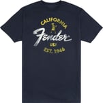 Fender® Baja Blue T-Shirt, Blue, XXL