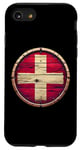 Coque pour iPhone SE (2020) / 7 / 8 Drapeau vintage de la Suisse vieilli Proud Swiss Patriot