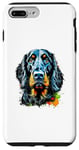 Coque pour iPhone 7 Plus/8 Plus Gordon Setter Pop Art et Splash Art Gordon Setter