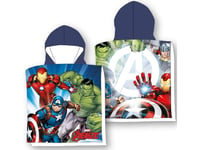 Avengers Poncho Handduk Med Huva - 100 Procent Bomull