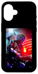 Coque pour iPhone 16 Robert Smith The Cure par Andy Willsher