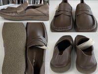 Emporio Armani Men's Moccasins Loafers Car Driving Shoes Slippers New 39.5